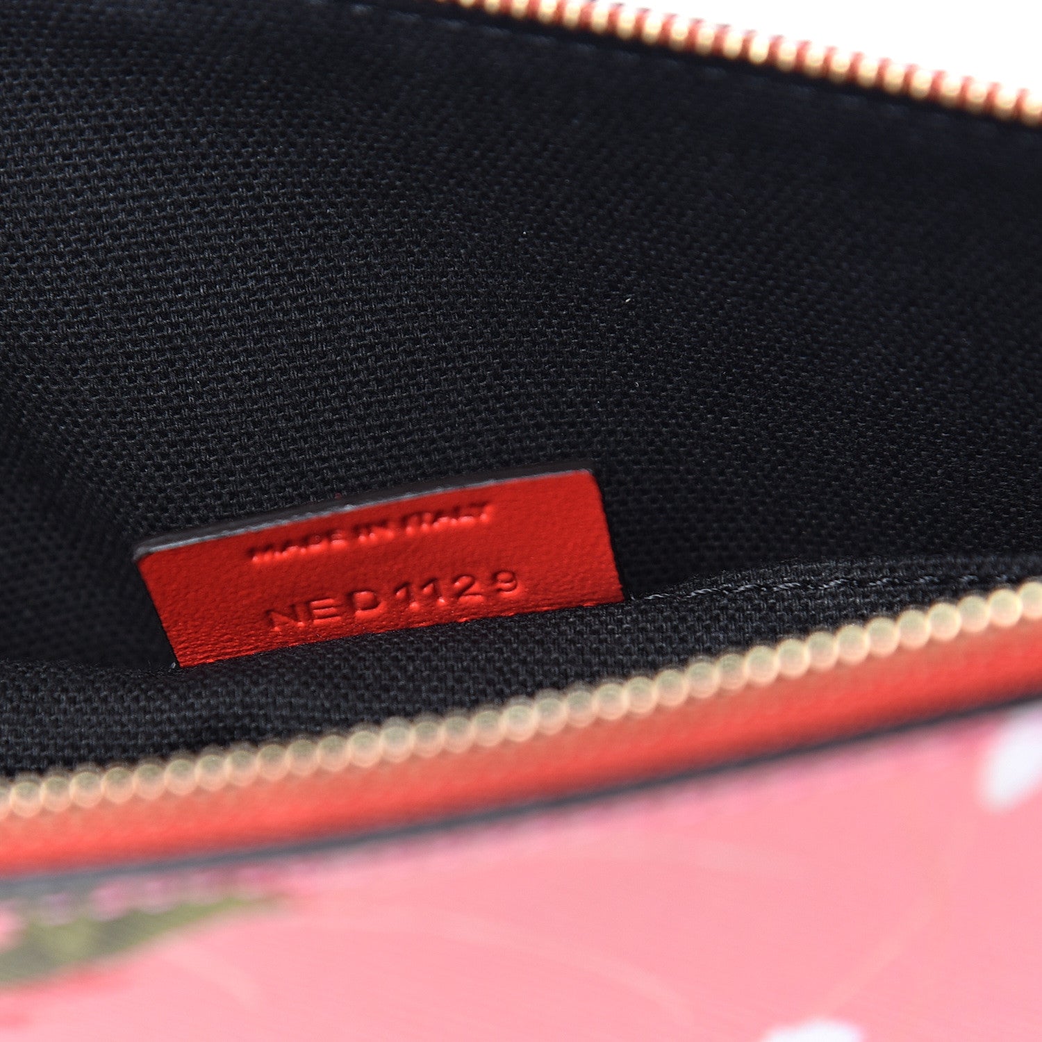 Givenchy Coated Canvas Floral Print Medium Iconic Pouch Pink 6 of 7