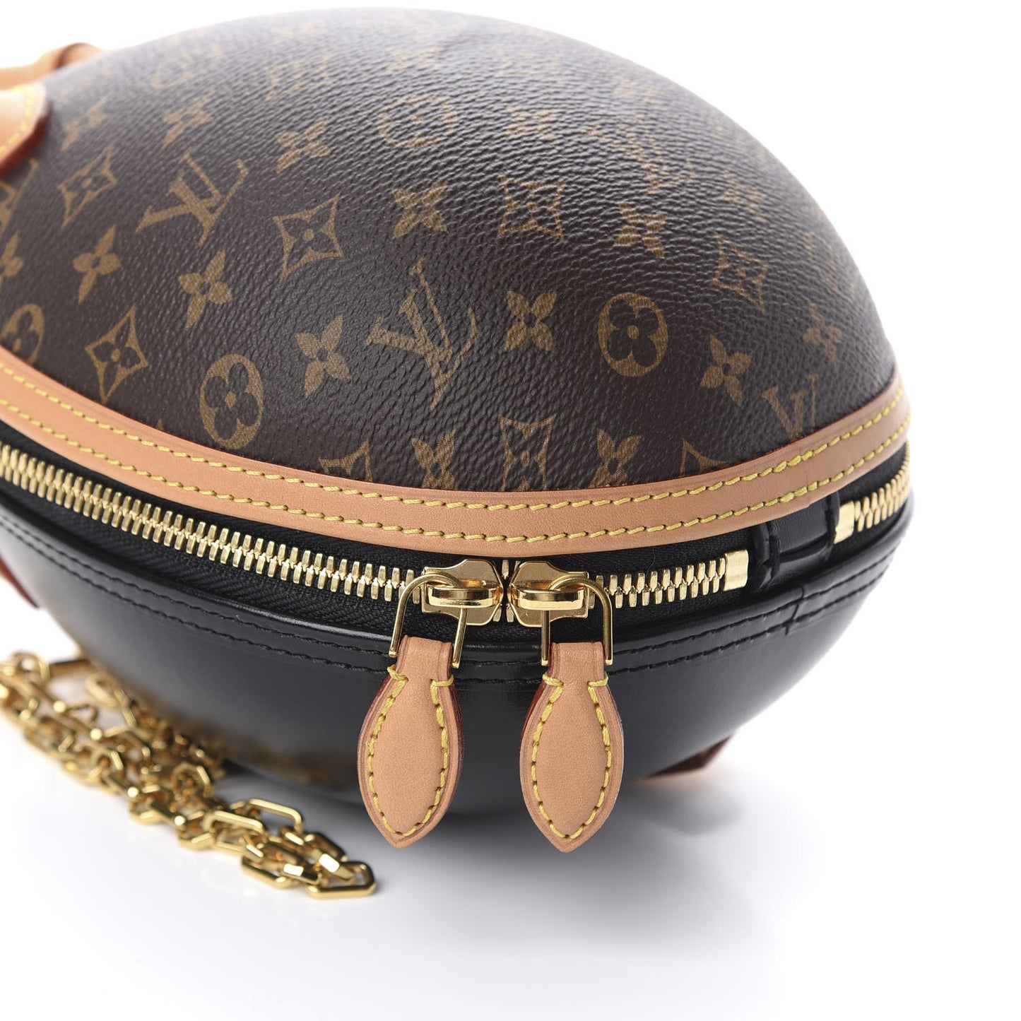 Monogram Egg Bag Black