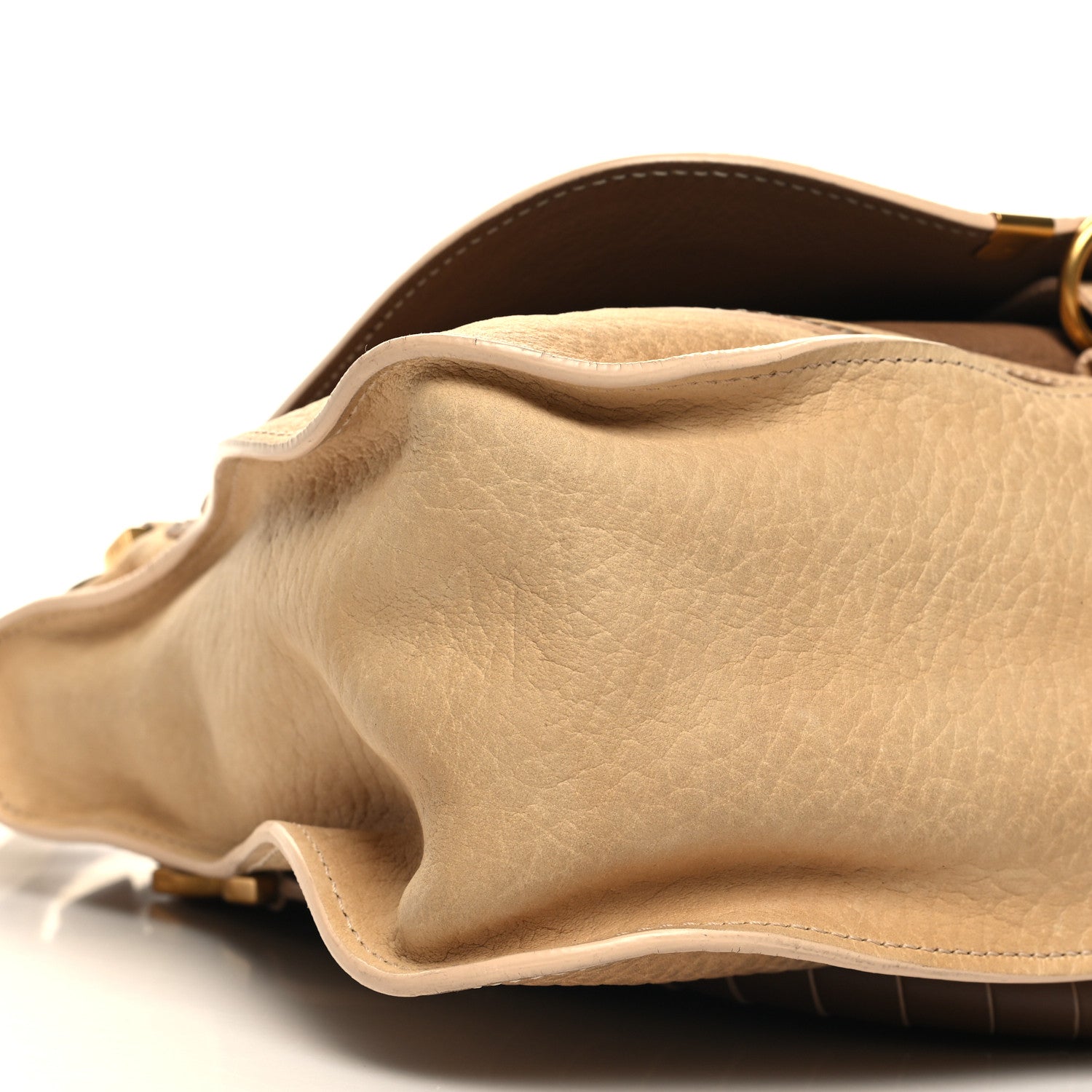 Chloe Nubuck Medium Marcie Satchel Greige 8 of 12