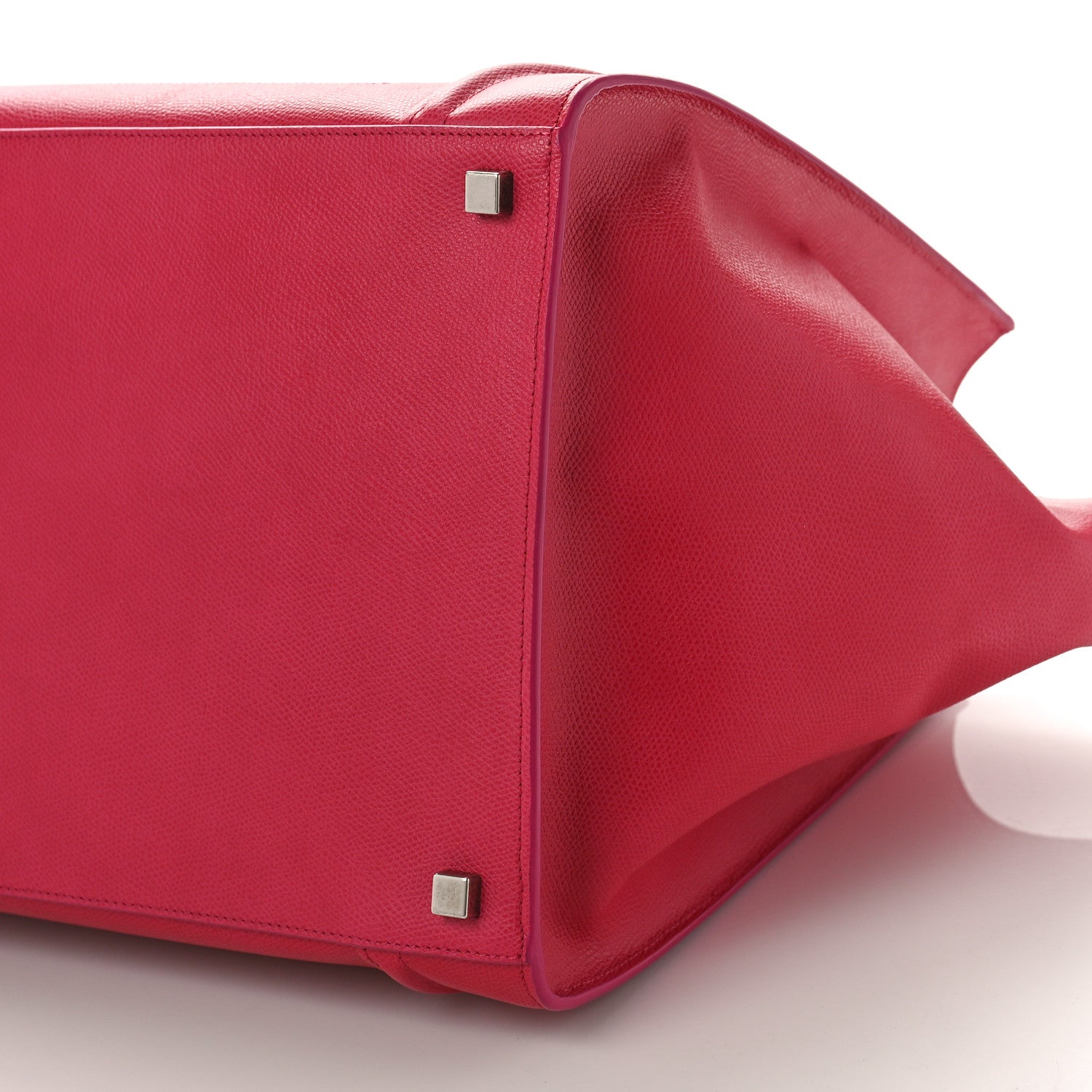 Celine Grained Calfskin Medium Phantom Luggage Fuchsia 8 of 8