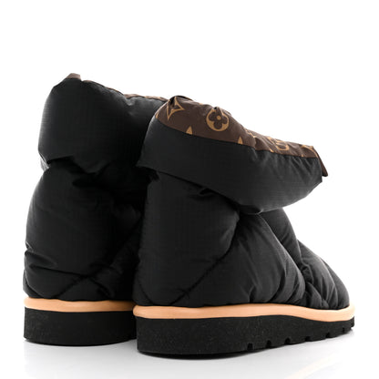 Louis Vuitton Nylon Monogram Pillow Comfort Ankle Boot 37 Black 4 of 7