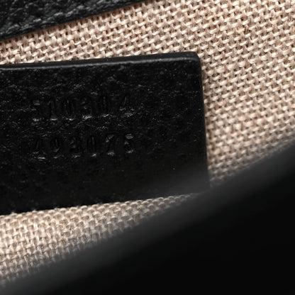 Gucci Dollar Calfskin Small Interlocking G Shoulder Bag Black 7 of 10