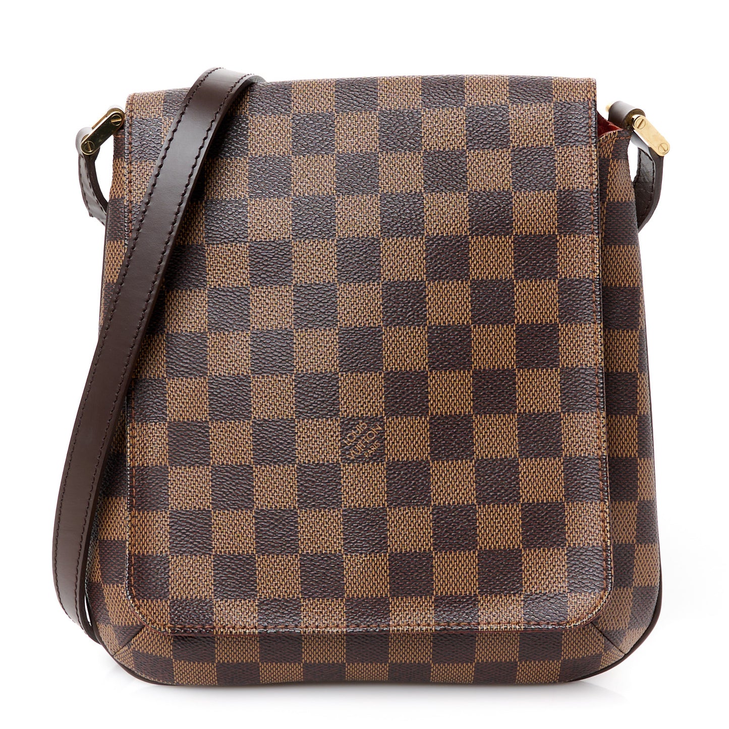 Damier Ebene Musette Salsa Long Strap