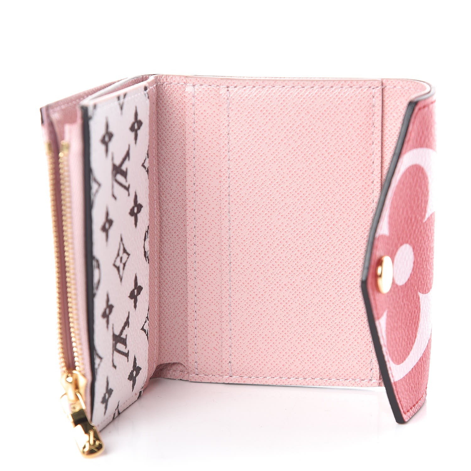 Louis Vuitton Monogram Giant Zoe Wallet Rouge Rose 7 of 8
