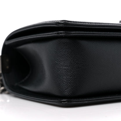 Chanel Caviar Quilted Medium Boy Flap Black 8 of 11