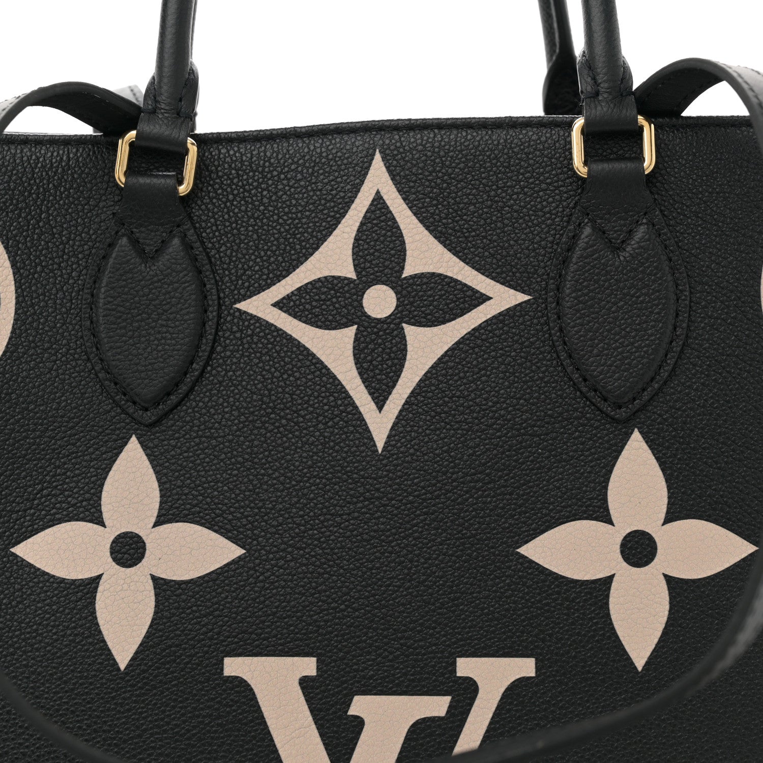 Louis Vuitton Empreinte Monogram Giant Onthego GM Black Beige 7 of 10