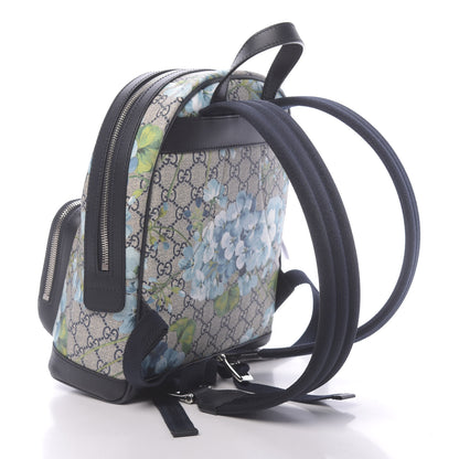 Gucci GG Supreme Monogram Blooms Small Day Backpack Blue 2 of 9