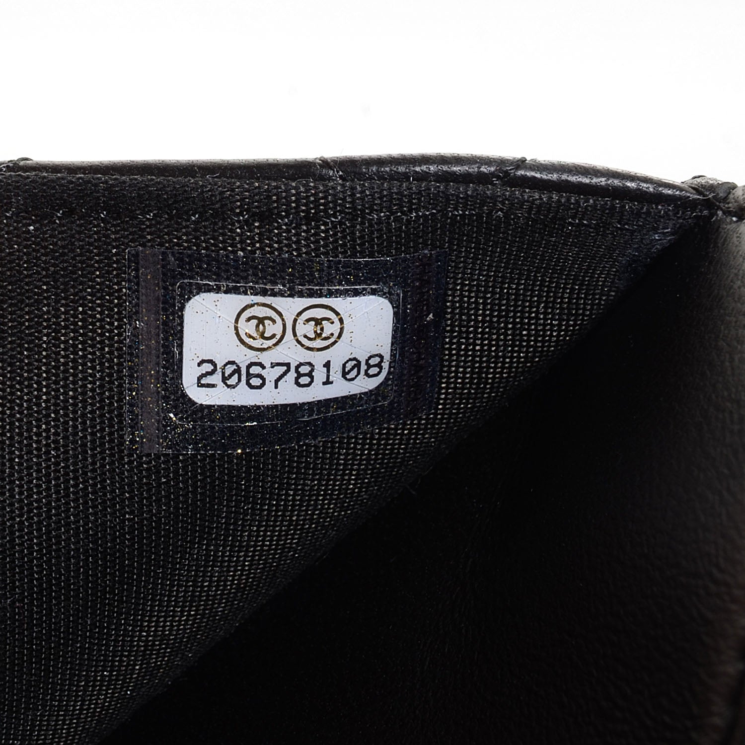 Chanel Lambskin Quilted Boy Wallet On Chain WOC Black 8 of 9