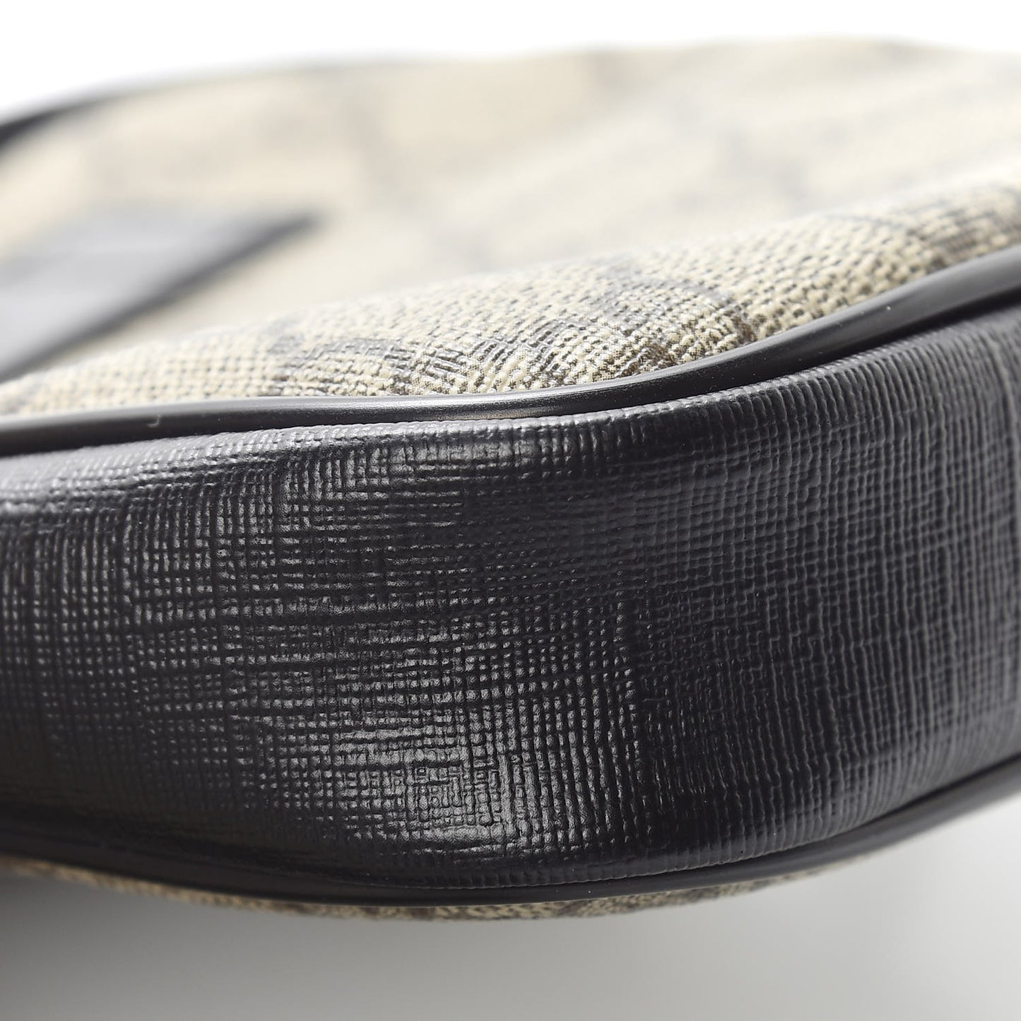 GG Supreme Monogram Web Belt Bag Black