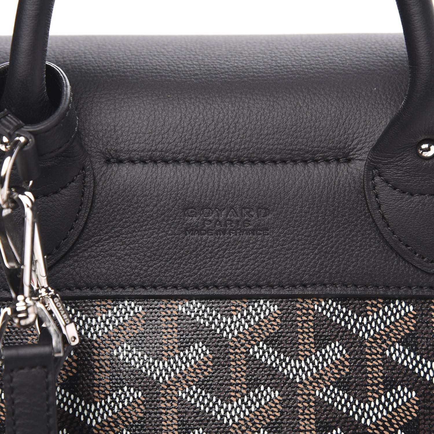 Goyard Goyardine Calfskin Mini Alpin Backpack Black 7 of 7