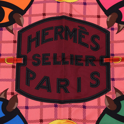 Hermes Silk Tatersale Scarf 90 2 of 4