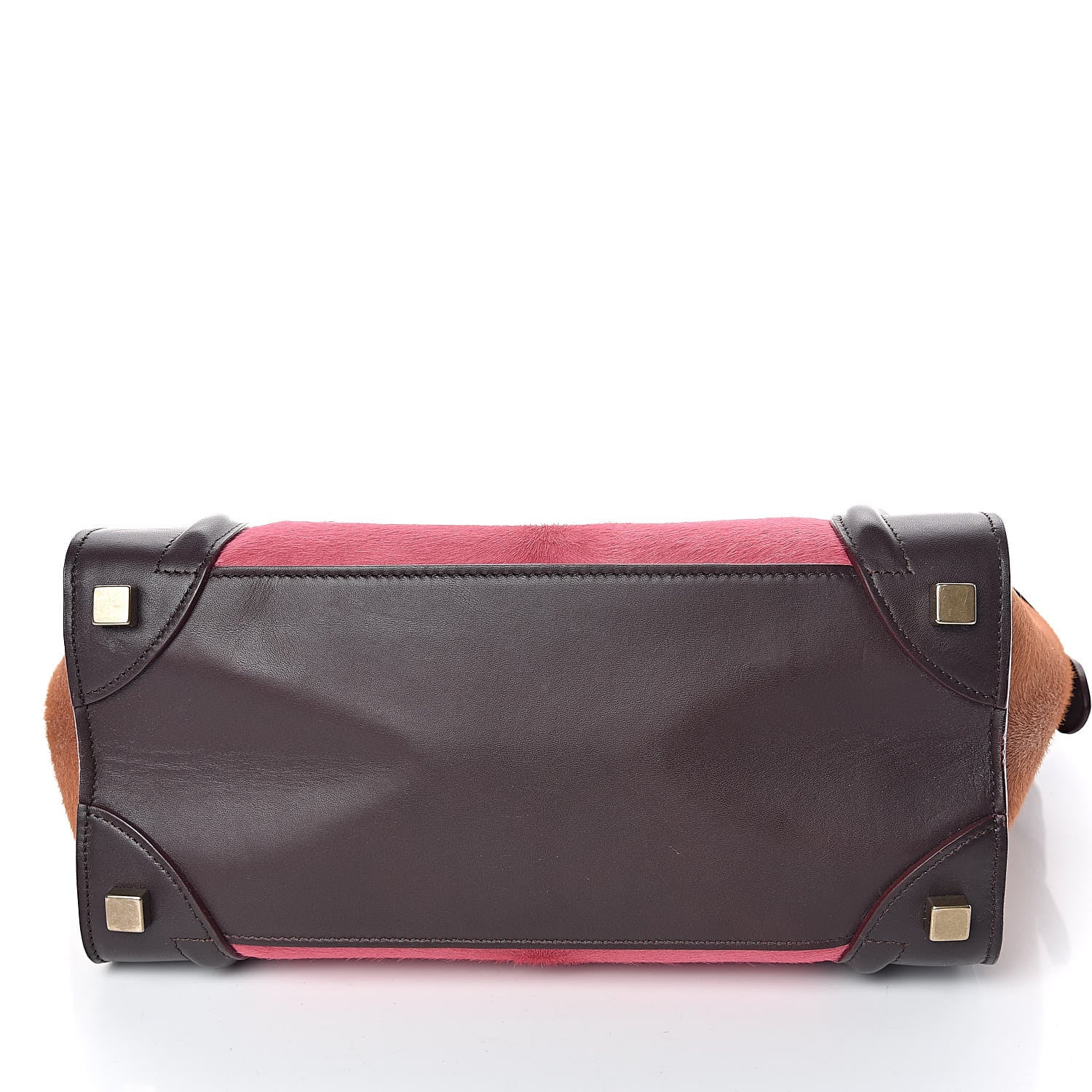 Celine Pony Hair Smooth Calfskin Micro Tri-Color Luggage Pink 11 of 11