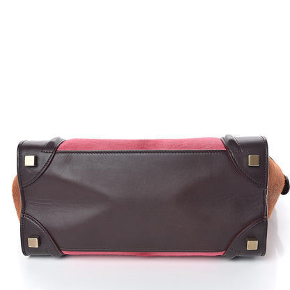 Celine Pony Hair Smooth Calfskin Micro Tri-Color Luggage Pink 11 of 11