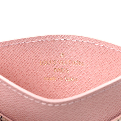 Louis Vuitton Damier Azur Daily Card Holder Rose Ballerine 6 of 7