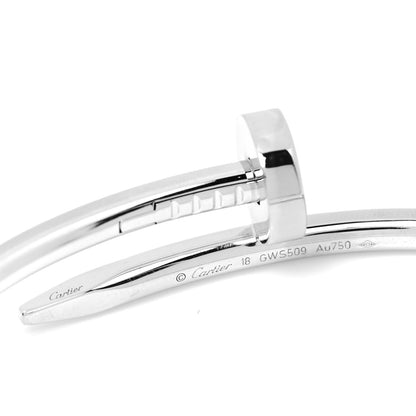 Cartier 18K White Gold Juste Un Clou Bracelet 18 4 of 5