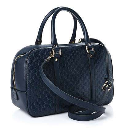 Gucci Microguccissima Medium Crossbody Bag Blue 3 of 11