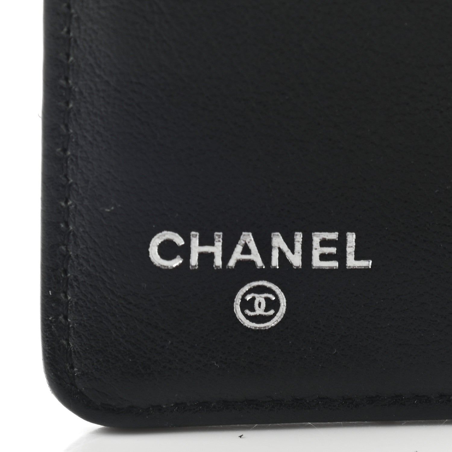 Chanel Patent Calfskin Quilted Yen Wallet Black 7 of 8