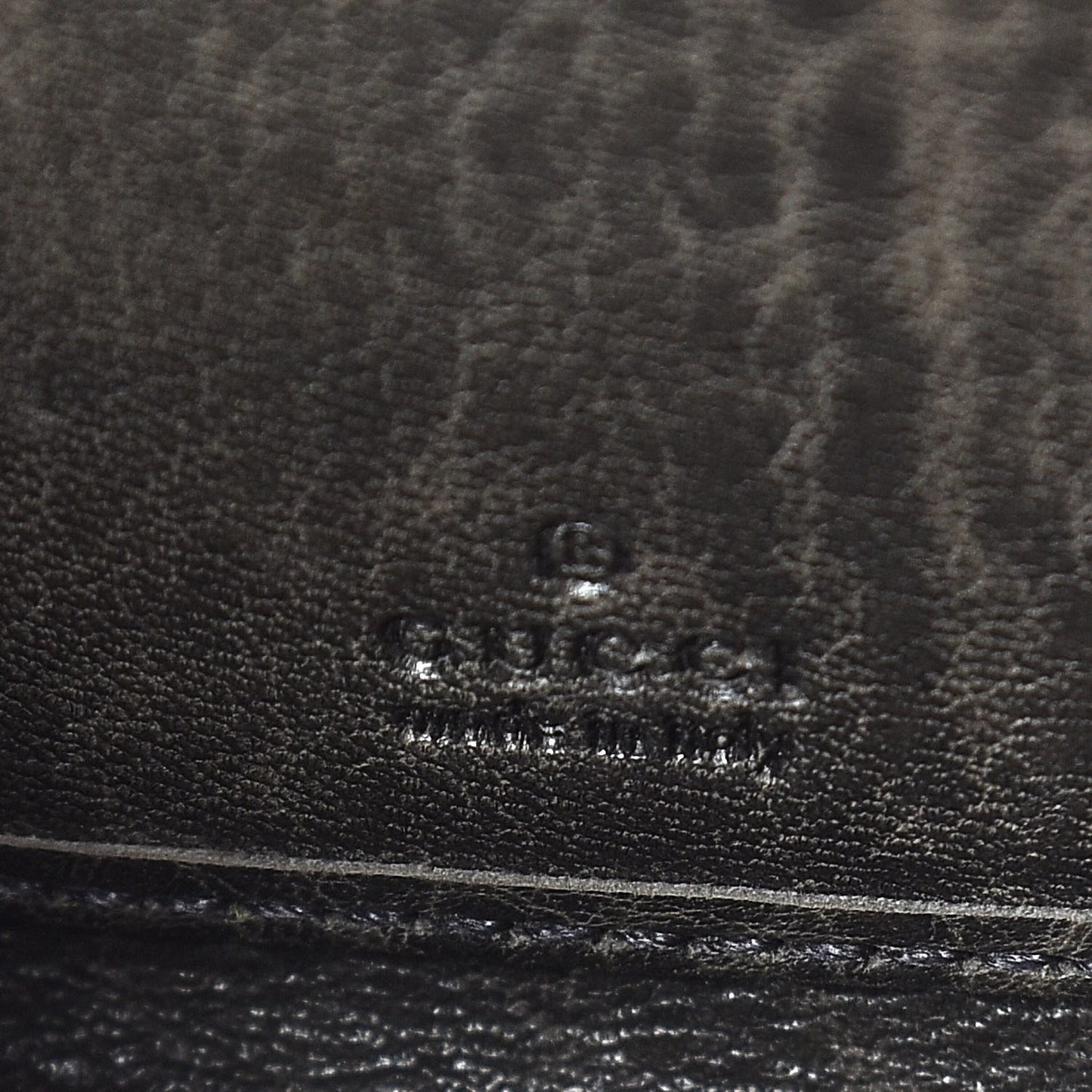 Guccissima Bamboo Tassel Zip Around Wallet Grey