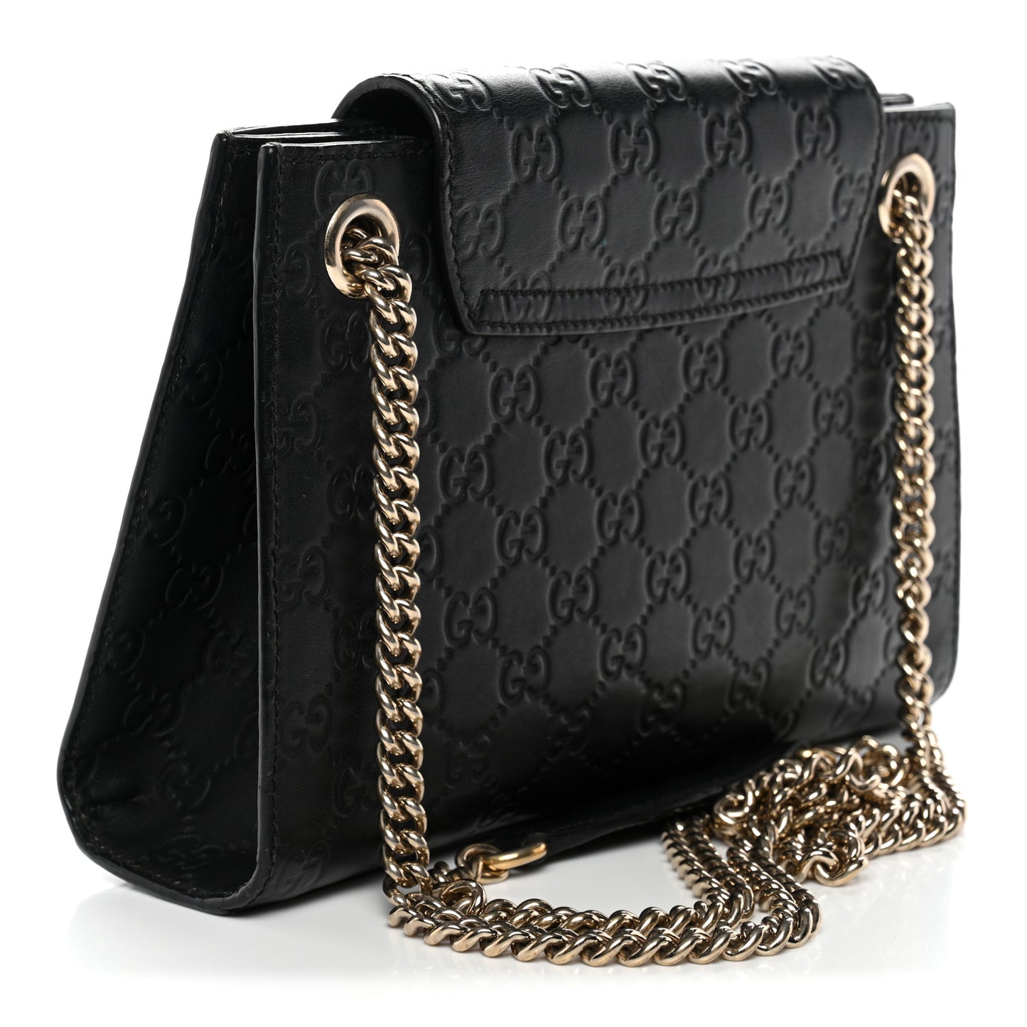 Guccissima Small Emily Shoulder Bag Black