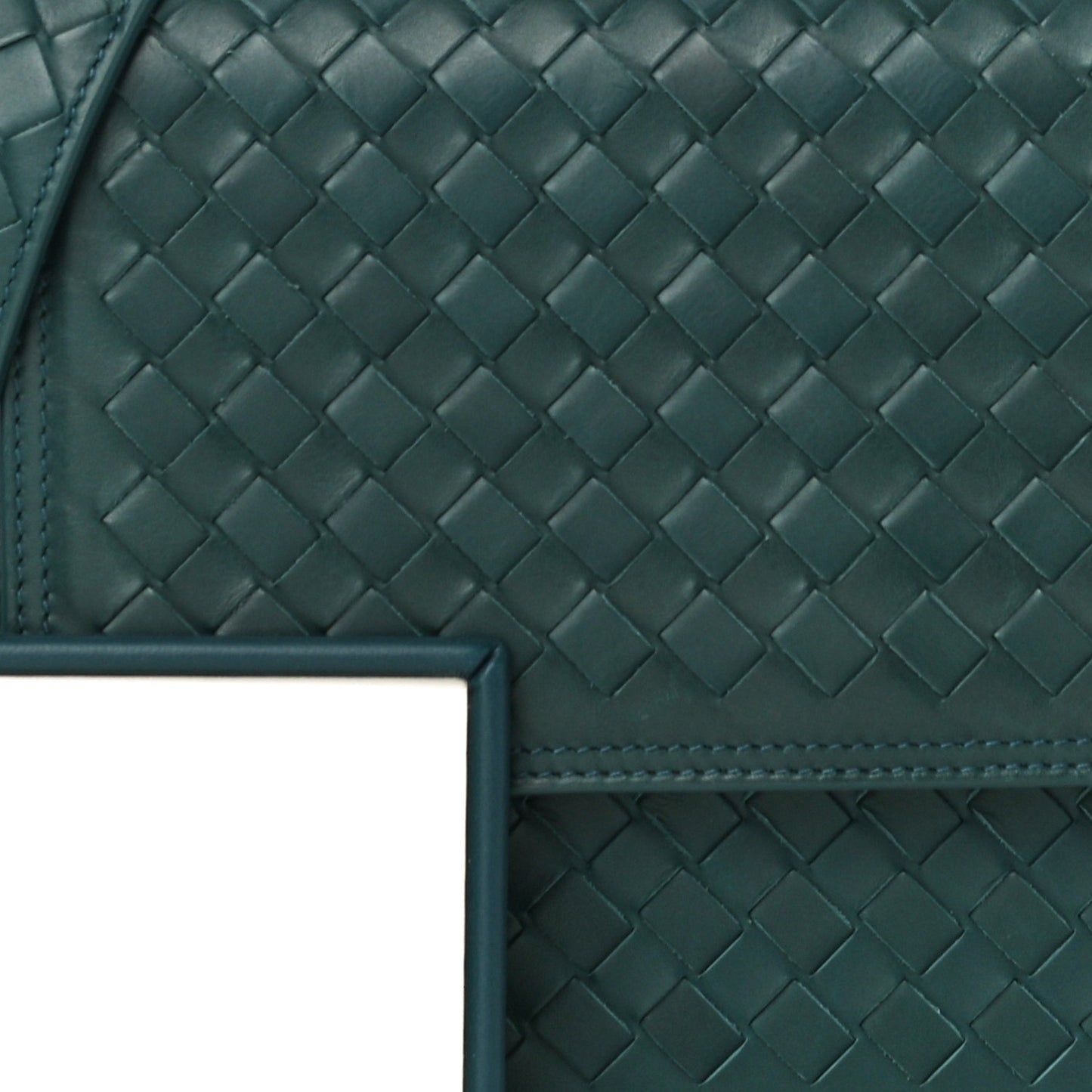 Nappa Intrecciato Alumna Bag Blue