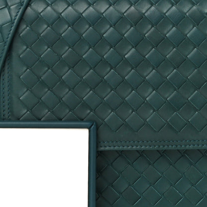 Bottega Veneta Nappa Intrecciato Alumna Bag Blue 9 of 12