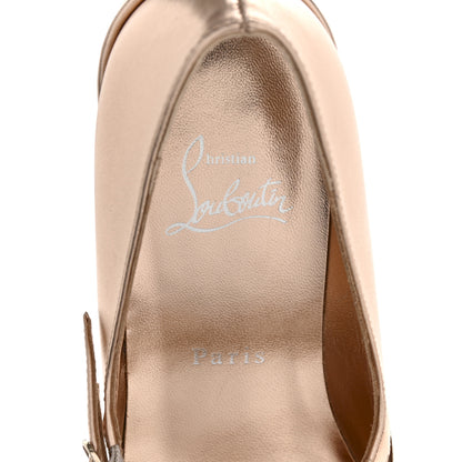 Christian Louboutin Calf Laminato Satin Sweet Jane Flats 36 Leche 7 of 9