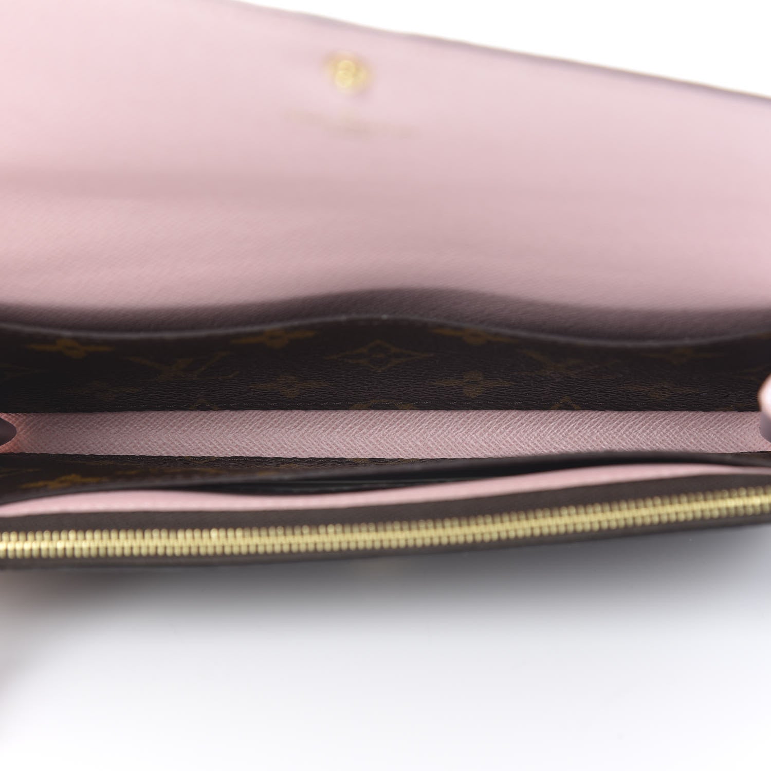 Louis Vuitton Monogram Emilie Wallet Rose Ballerine 5 of 8