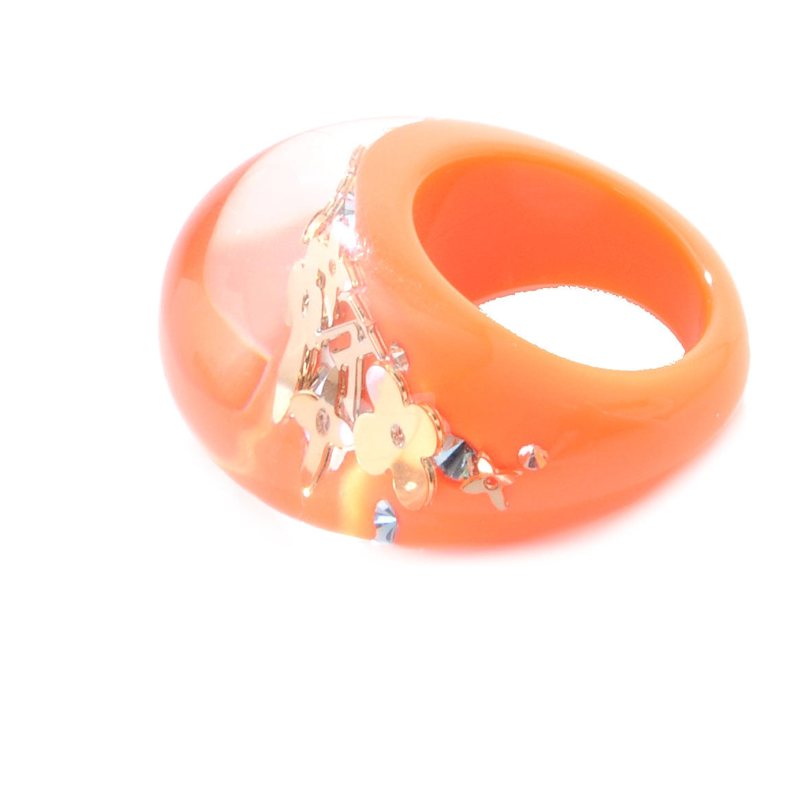 Louis Vuitton Inclusion Ring Medium 7 Orange Sunset 3 of 6