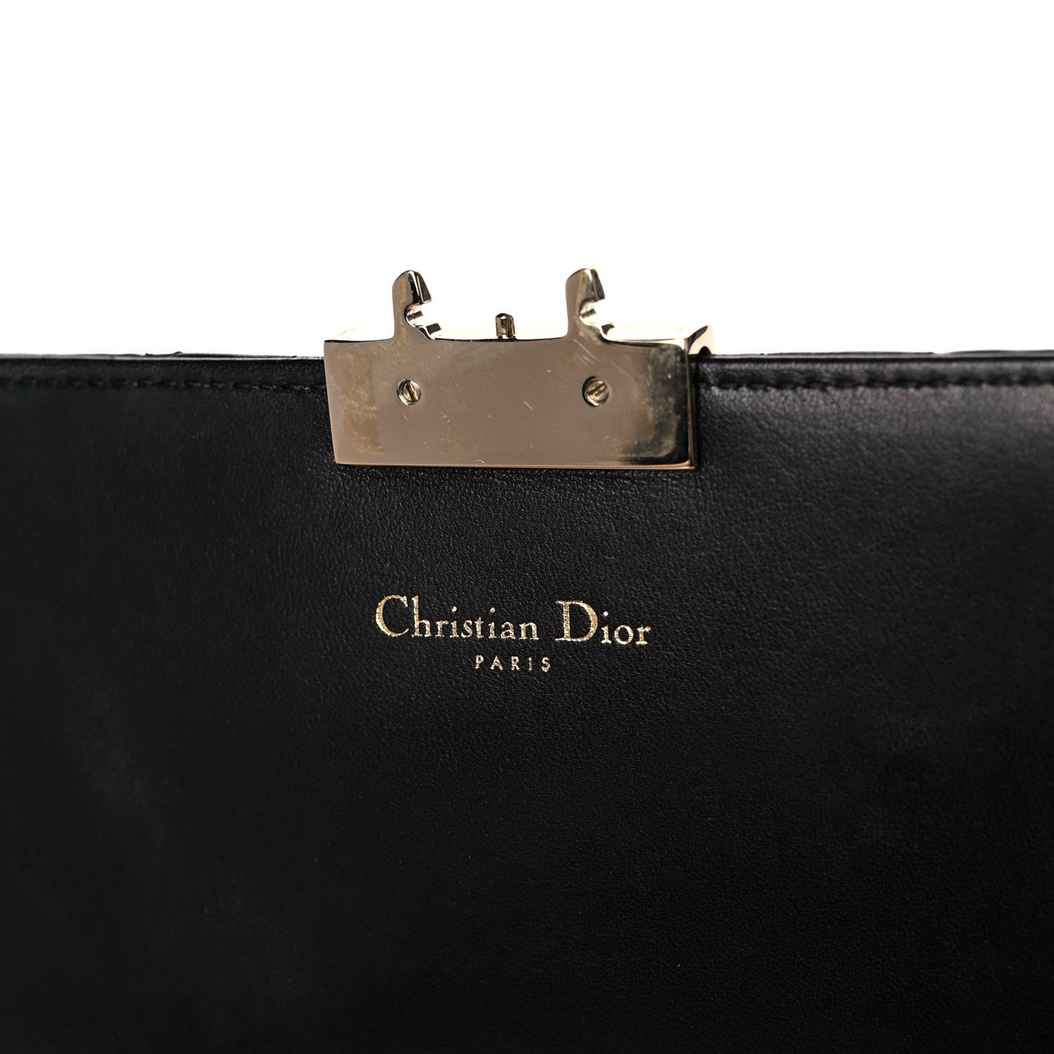 Christian Dior Lambskin Cannage Miss Dior Promenade Pouch Black 6 of 13