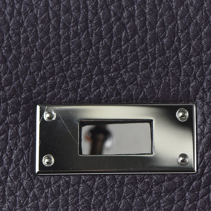 Hermes Togo Matte Alligator Kelly Retourne Touch 28 Raisin Prunoir 24 of 36