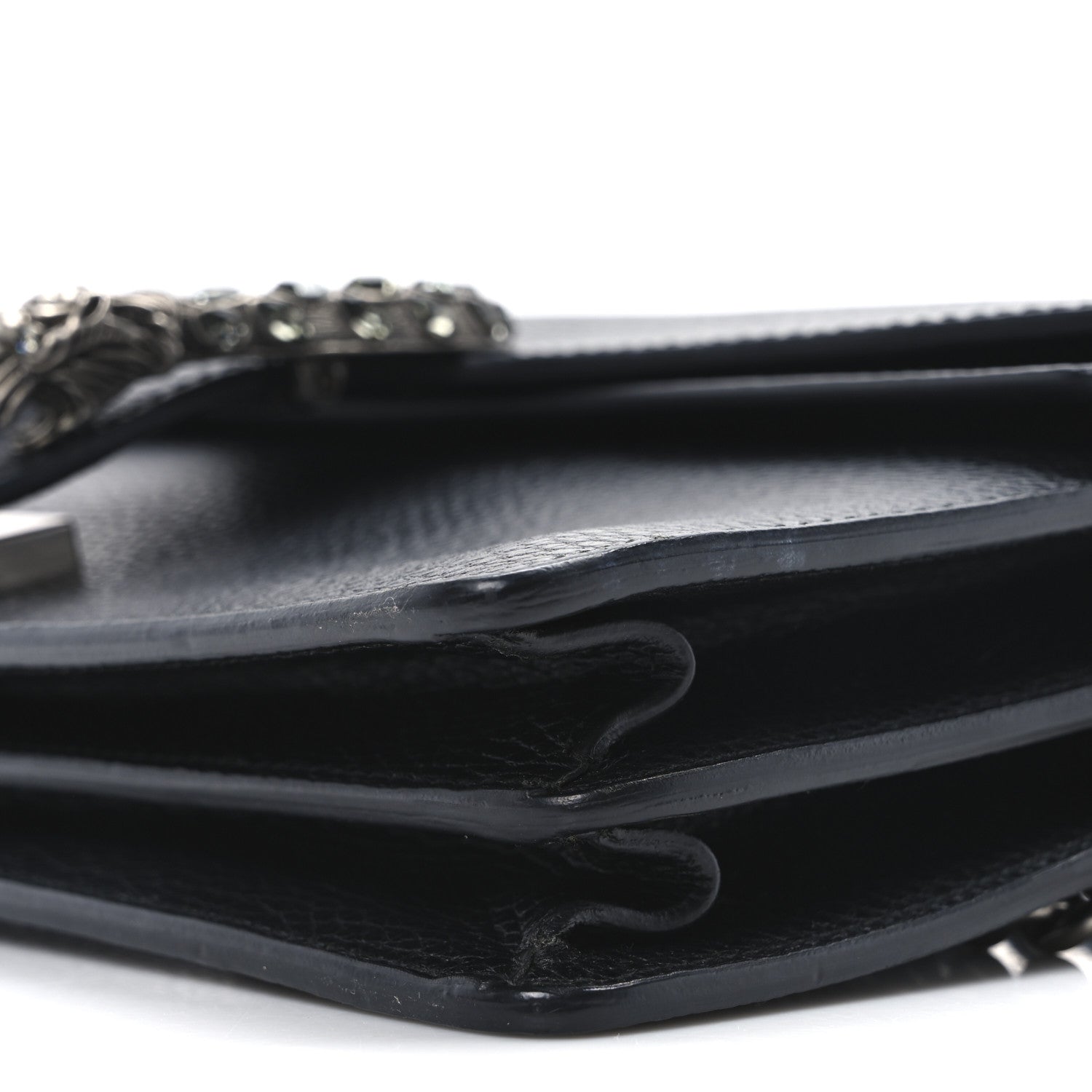 Gucci Pebbled Calfskin Small Dionysus Shoulder Bag Black 10 of 10