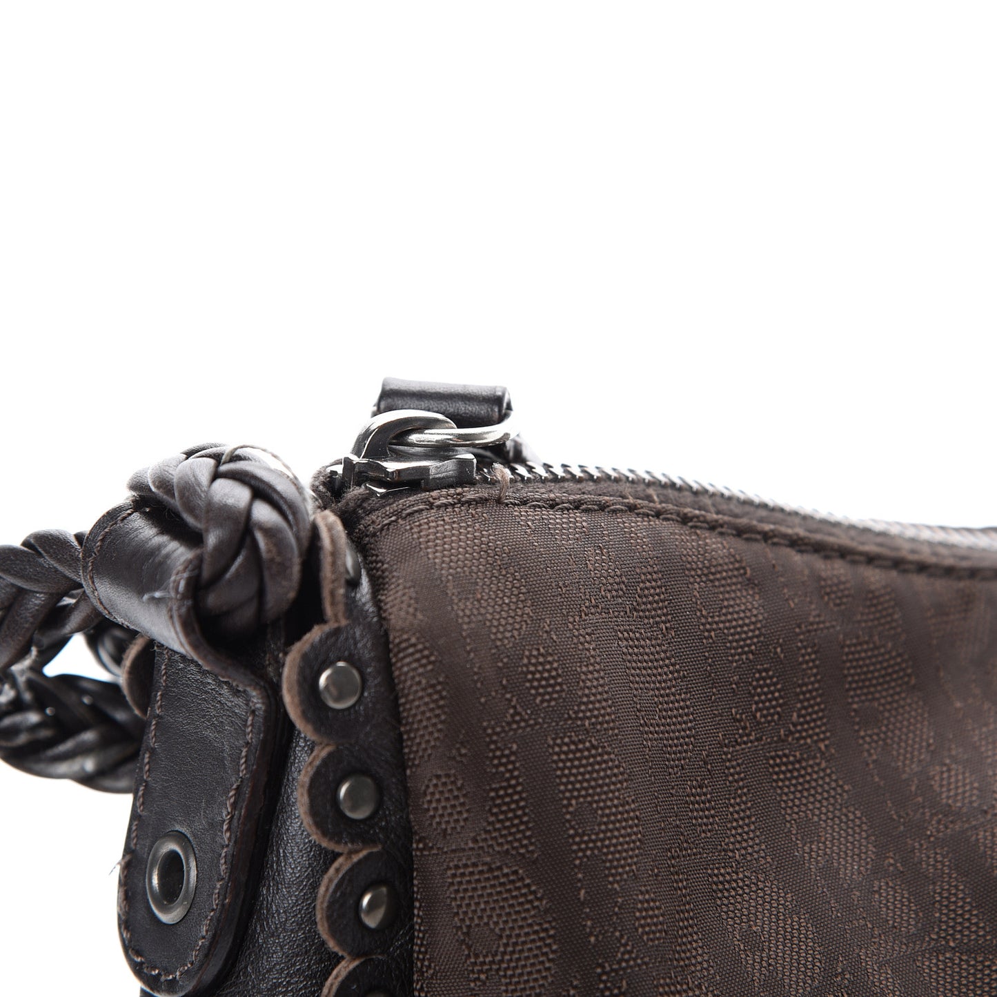 Monogram Hobo Shoulder Bag Brown