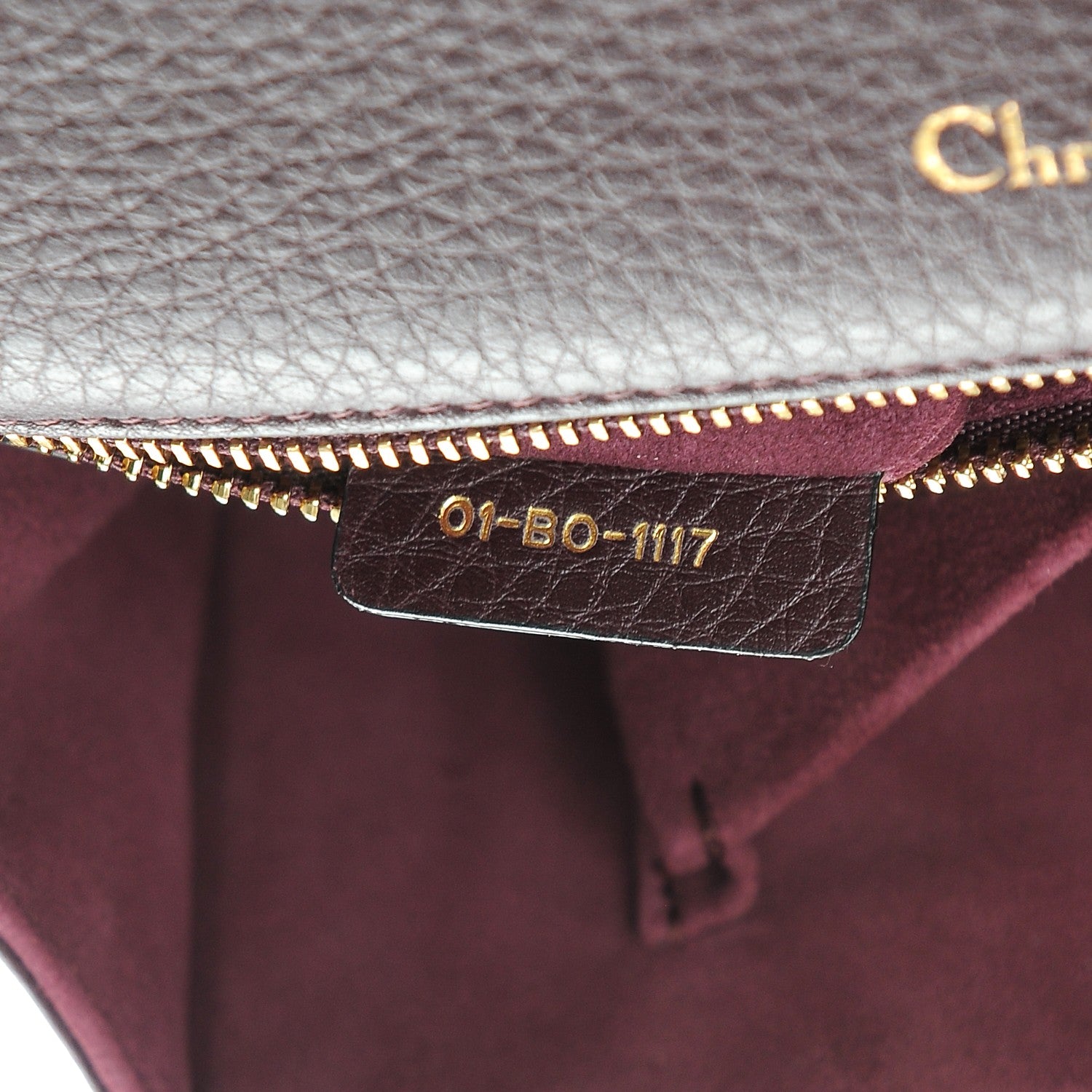 Christian Dior Grained Calfskin Medium Diorama Flap Bag Amaranth 7 of 10
