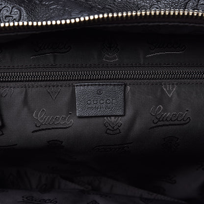 Gucci Guccissima Medium Classic Backpack Dark Brown 6 of 11