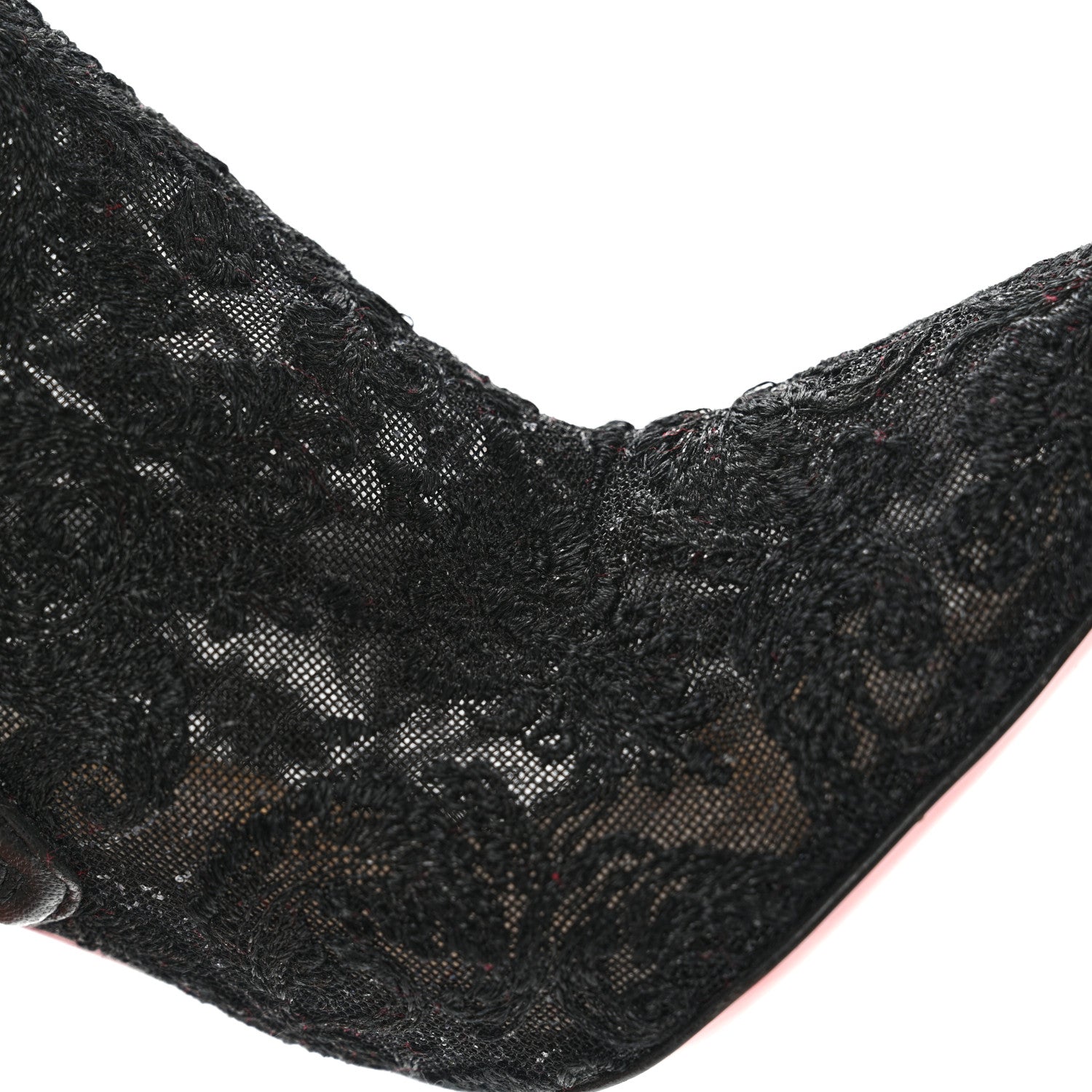 Christian Louboutin Lace Gipsybootie 100 Ankle Boots 35.5 Black 8 of 8