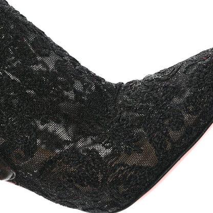 Christian Louboutin Lace Gipsybootie 100 Ankle Boots 35.5 Black 8 of 8