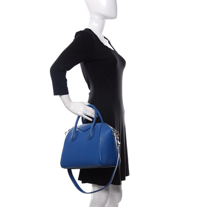 Givenchy Sugar Goatskin Small Antigona Blue 2 of 14