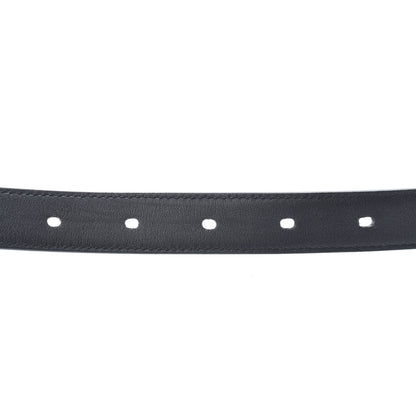Saint Laurent Smooth Calfskin Monogram Square Buckle Belt 90 36 Black 5 of 6