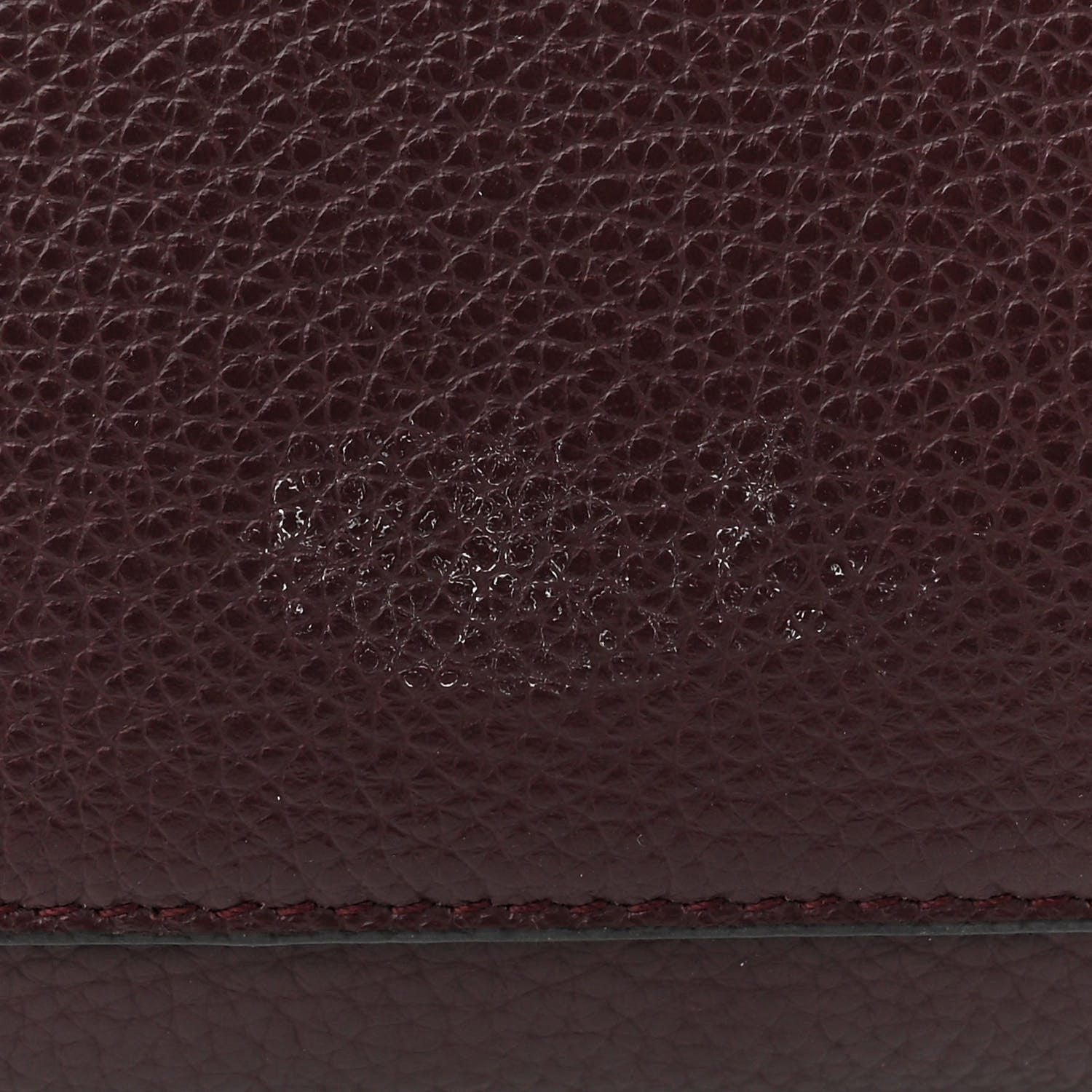 Salvatore Ferragamo Calfskin Travel Tote Burgundy 16 of 17