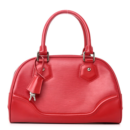 Louis Vuitton Epi Bowling Montaigne PM Rouge 1 of 9