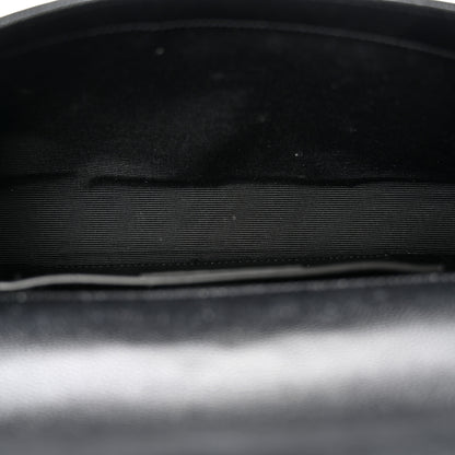 Saint Laurent Grain De Poudre Monogram Cassandre Clutch Black 5 of 13