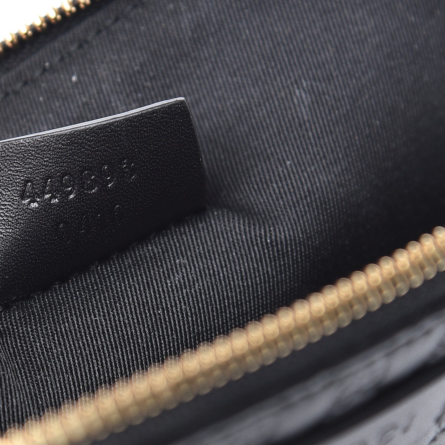 Microguccissima GG Cosmetic Case Black