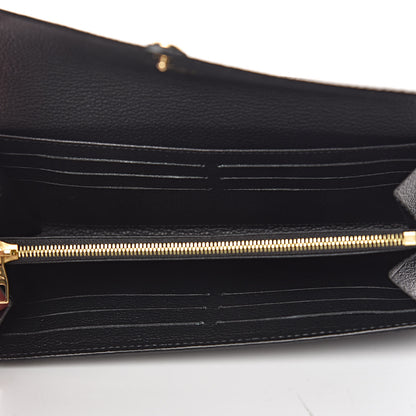 Louis Vuitton Empreinte Sarah Wallet NM Black 5 of 7