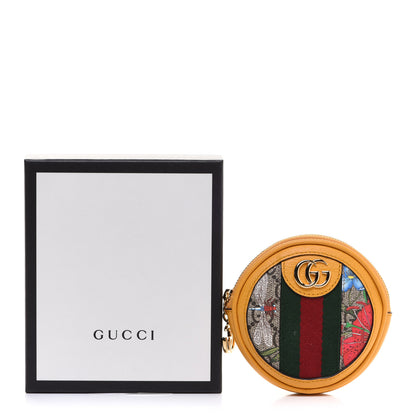 Gucci GG Supreme Monogram Flora Web Ophidia Coin Purse Beige Multicolor Crop 8 of 8