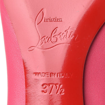 Christian Louboutin Shiny Nappa Ballalla Flats 37.5 Darling 6 of 10