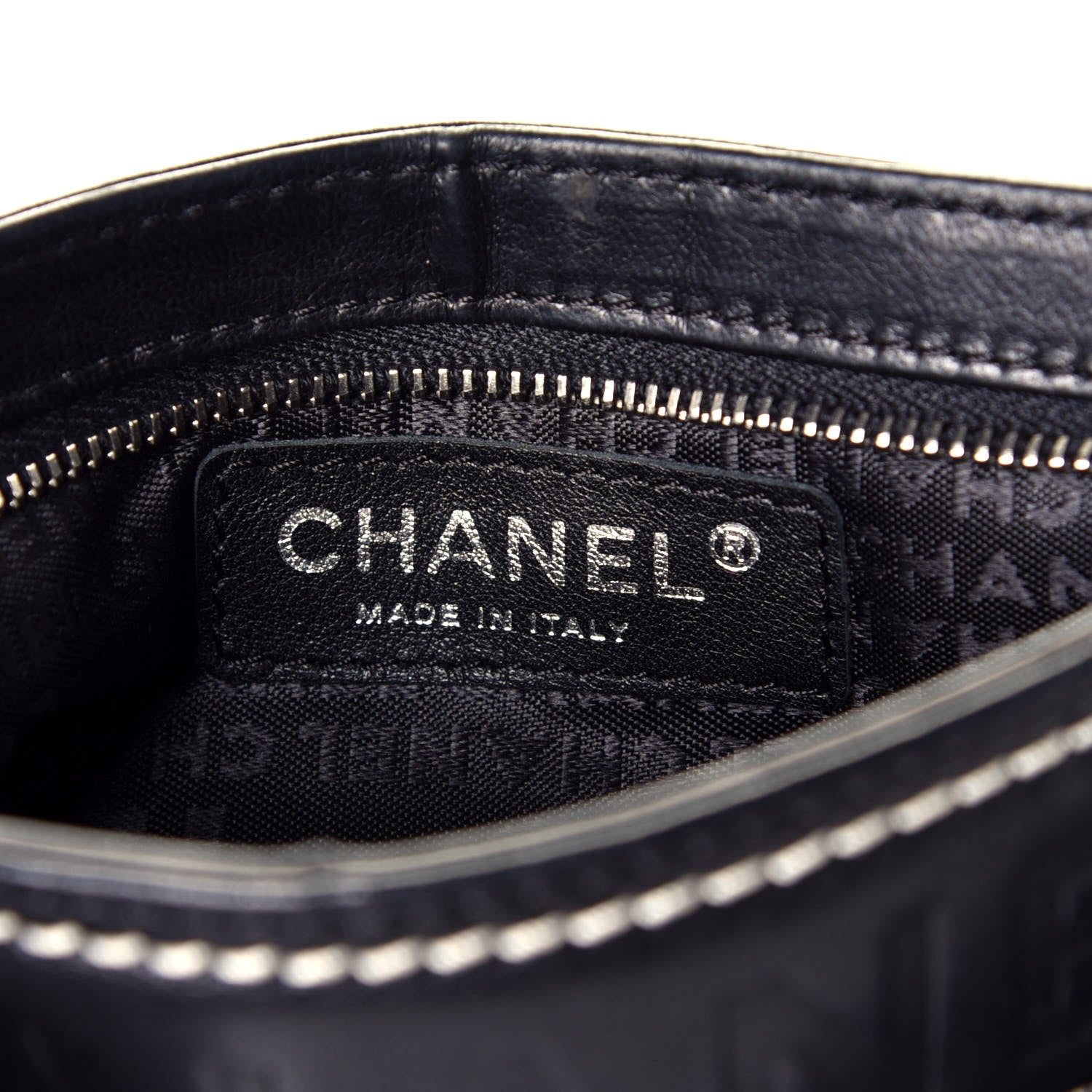 Chanel Lambskin Lax Pochette Black 6 of 8