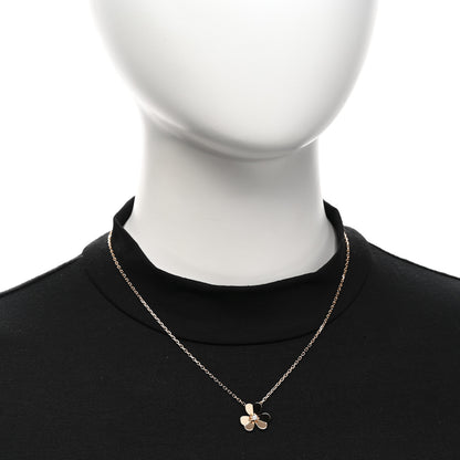 Van Cleef & Arpels 18K Rose Gold Diamond Small Frivole Pendant Necklace 2 of 5