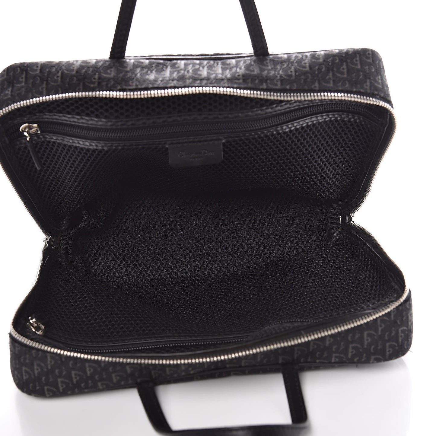 Monogram Canvas Travel Pouch Navy Blue