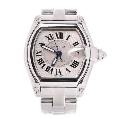Cartier Stainless Steel 37mm Roadster Automatic Watch 1 of 9
