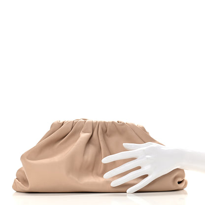 Bottega Veneta Smooth Butter Calf The Pouch Oversized Clutch Nude 2 of 11